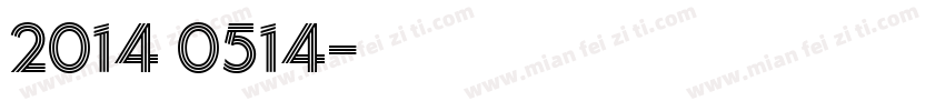 2014 0514字体转换